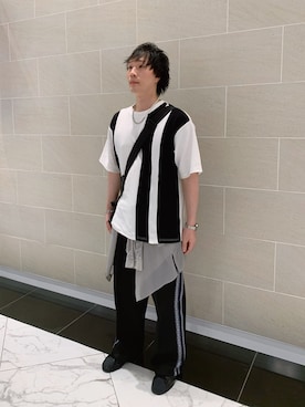 「EMMA CLOTHES（エマクローズ）のアイテム」を使った、idaさん（メンズ・177cm）の夏コーディネート