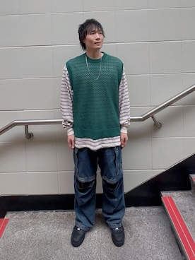 idaさん(メンズ・177cm)の春コーディネート