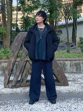 「BEAMS（ビームス）のアイテム」を使った、idaさん（メンズ・177cm）の冬コーディネート