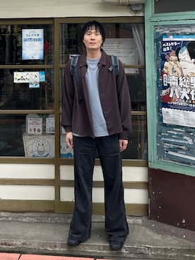 「BEAMS（ビームス）のアイテム」を使った、idaさん（メンズ・177cm）の秋コーディネート