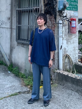 「RAGEBLUE（レイジブルー）のアイテム」を使った、idaさん（メンズ・177cm）の秋コーディネート