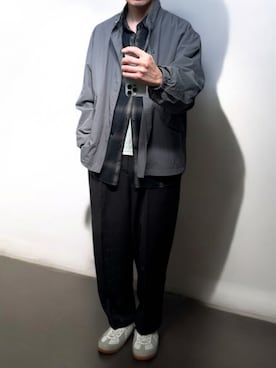 Bleme（ブレム）の「リラクシー スタンドネック ハリントン