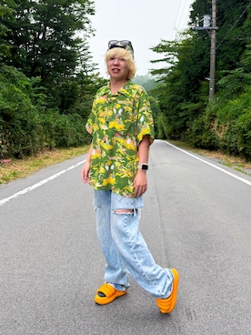 「アイテム（パンツ）」を使った、たかさきさん（メンズ・50cm）の夏コーディネート