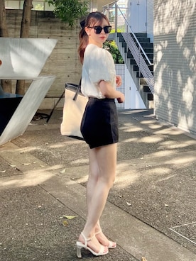 「アツいコーデ全部見せ」｜har ( ハル )さん（レディース・153cm）の夏コーディネート