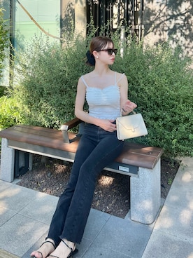 「Tony Bianco（トニービアンコ）のアイテム」を使った、har ( ハル )さん（レディース・153cm）の夏コーディネート