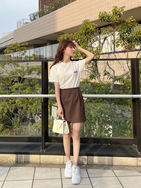 「MAISON KITSUNE」｜har ( ハル )さん（レディース・153cm）の春コーディネート