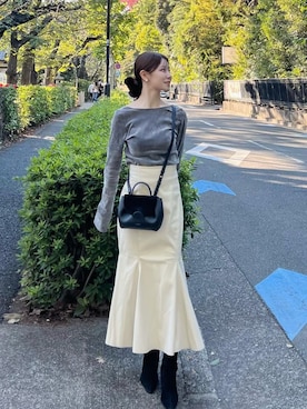 「NATURAL BEAUTY BASIC（ナチュラルビューティーベーシック）のアイテム」を使った、har ( ハル )さん（レディース・153cm）の秋コーディネート