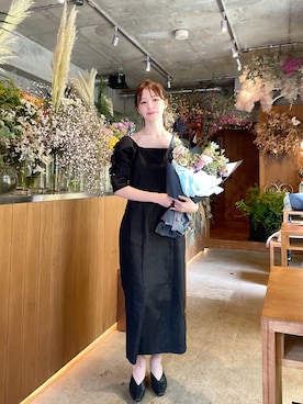 「&. NOSTALGIA（アンドドットノスタルジア）のアイテム（ワンピース）」を使った、har ( ハル )さん（レディース・153cm）の秋コーディネート