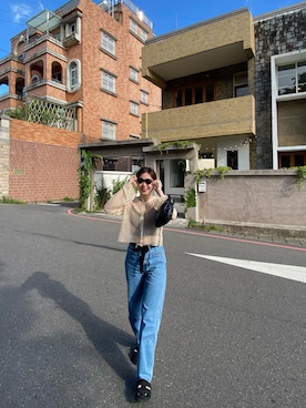 「URBAN RESEARCH（アーバンリサーチ）のアイテム（その他トップス）」を使った、chi7さん（レディース・159cm）の夏コーディネート