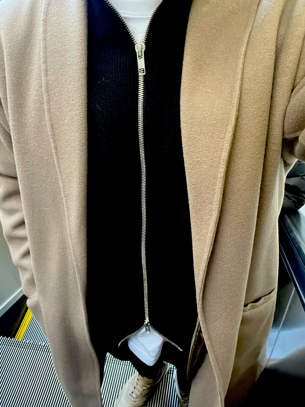 EDIFICE（エディフィス）の「Super120's モッサ ショールカラーコート