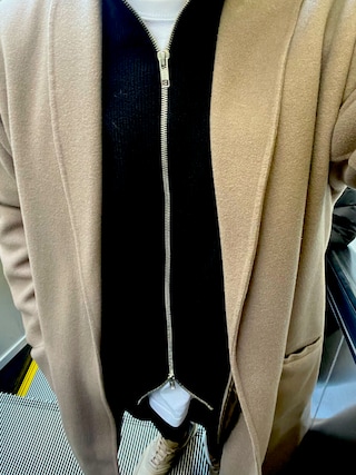 EDIFICE（エディフィス）の「Super120's モッサ ショールカラー