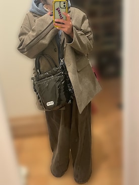 「PAGEBOY（ページボーイ）のアイテム（ジャケット/アウター）」を使った、ちゃー さん（レディース・150cm）の冬コーディネート