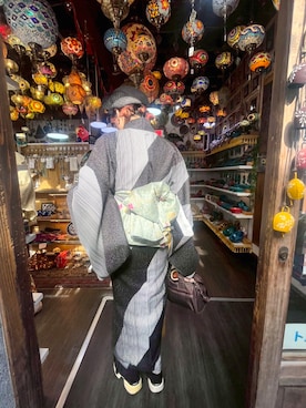 「アイテム（ソックス/靴下、ブラウン系）」を使った、ちゃー さん（レディース・150cm）の秋コーディネート