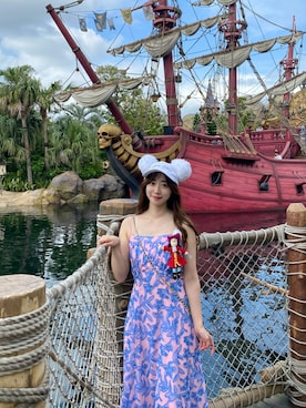 「アイテム（ワンピース）」を使った、sakさん（レディース・152cm）の夏コーディネート
