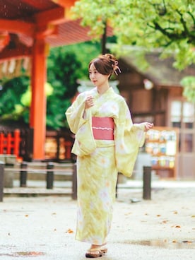 「アイテム（水着/着物・浴衣）」を使った、sakさん（レディース・152cm）の夏コーディネート