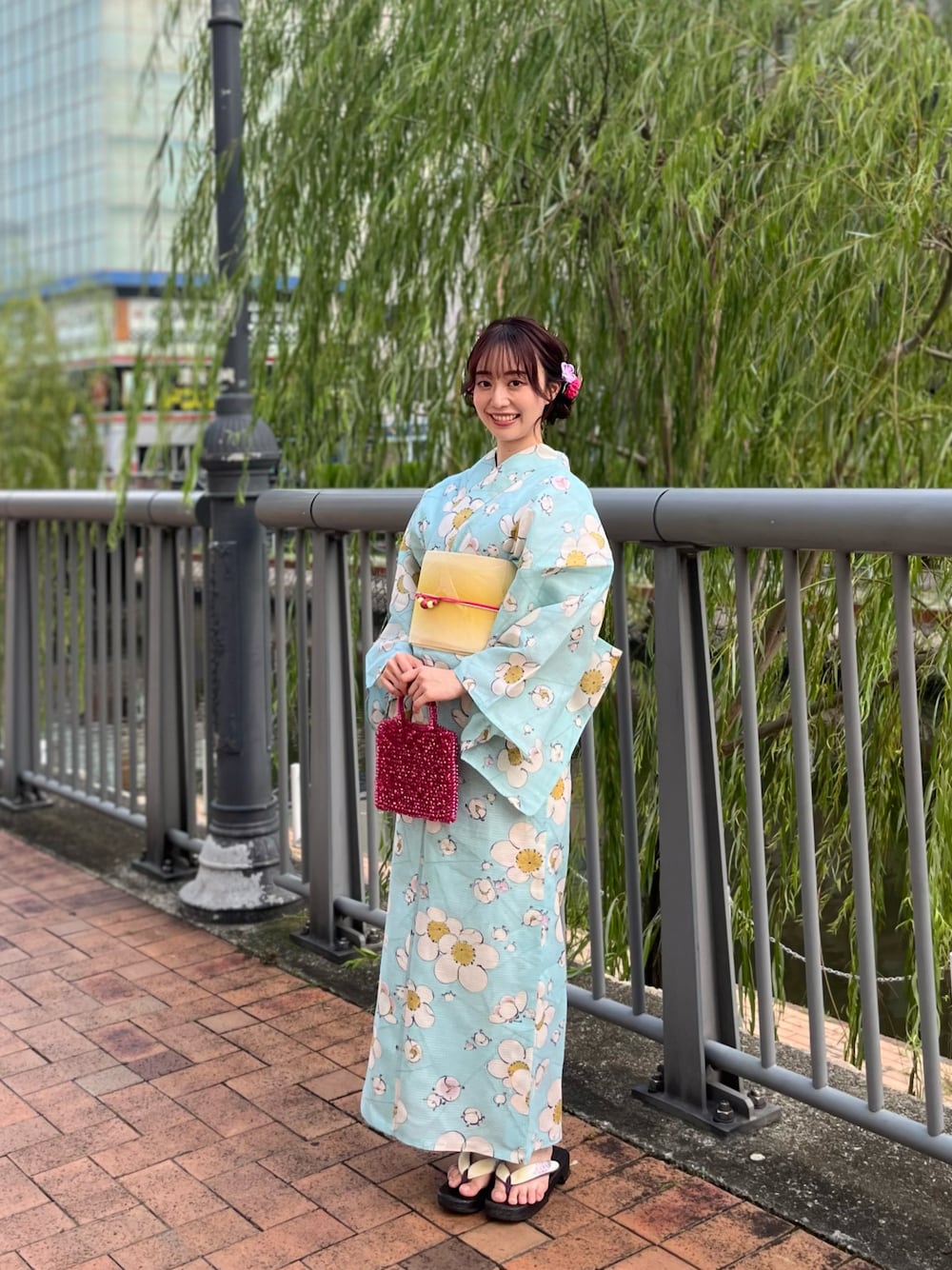 ANTEPRIMA アンテプリマ ビーズバッグ クリア×ブルー　浴衣　着物 ANTEPRIMA アンテプリマ ビーズバッグ クリア×ブルー 浴衣 着物 楽天