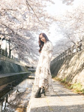 sakさん（レディース・152cm）の春コーディネート