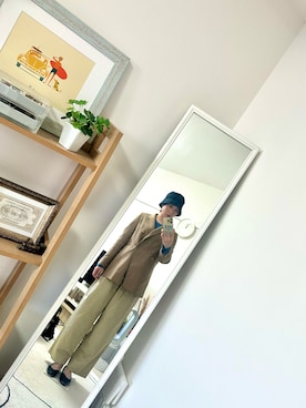 「CA4LA（カシラ）のアイテム」を使った、maiさん（レディース・163cm）の冬コーディネート