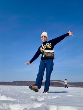 「Ray BEAMS（レイビームス）のアイテム」を使った、maiさん（レディース・163cm）の冬コーディネート