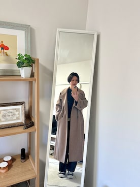 「Ray BEAMS（レイビームス）のアイテム（その他アウター）」を使った、maiさん（レディース・163cm）の冬コーディネート