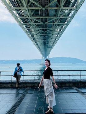 「RIM.ARK（リムアーク）のアイテム」を使った、maiさん（レディース・163cm）の夏コーディネート
