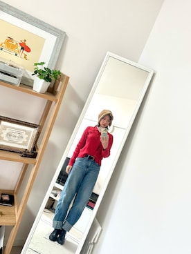 「GAP（ギャップ）のアイテム」を使った、maiさん（レディース・163cm）の冬コーディネート