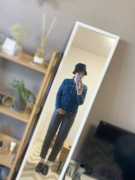 「Ray BEAMS（レイビームス）のアイテム（ローファー）」を使った、maiさん（レディース・163cm）の冬コーディネート