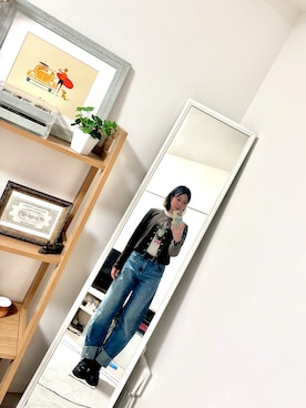 「GAP（ギャップ）のアイテム（パンツ）」を使った、maiさん（レディース・163cm）の冬コーディネート