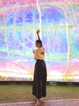 「Ray BEAMS（レイビームス）のアイテム」を使った、maiさん（レディース・163cm）の夏コーディネート