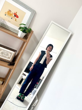 「Ray BEAMS（レイビームス）のアイテム」を使った、maiさん（レディース・163cm）の夏コーディネート