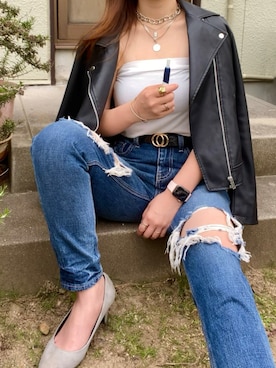 「インスタフォローしてね！」｜koさん（レディース・156cm）の秋コーディネート