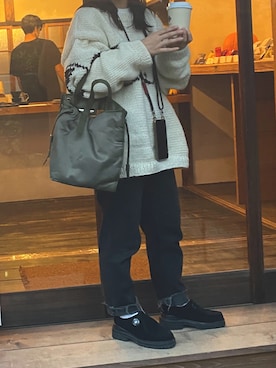 「PG（ピージー）のアイテム」を使った、nacchiさん（レディース・156cm）の秋コーディネート