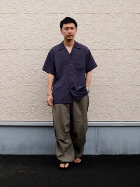 「ビーチサンダル」｜Tatsuyaさん（メンズ・170cm・20代）の夏コーディネート