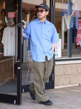 「カーゴパンツ」｜Tatsuyaさん（メンズ・170cm・30代）の春コーディネート