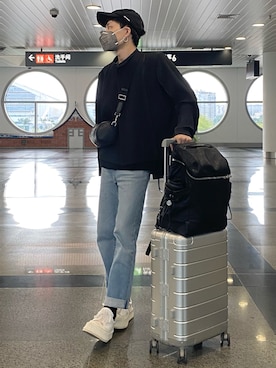 「alexanderwang（アレキサンダーワン）のアイテム（バッグ）」を使った、Yannixさん（メンズ・164cm）の春コーディネート