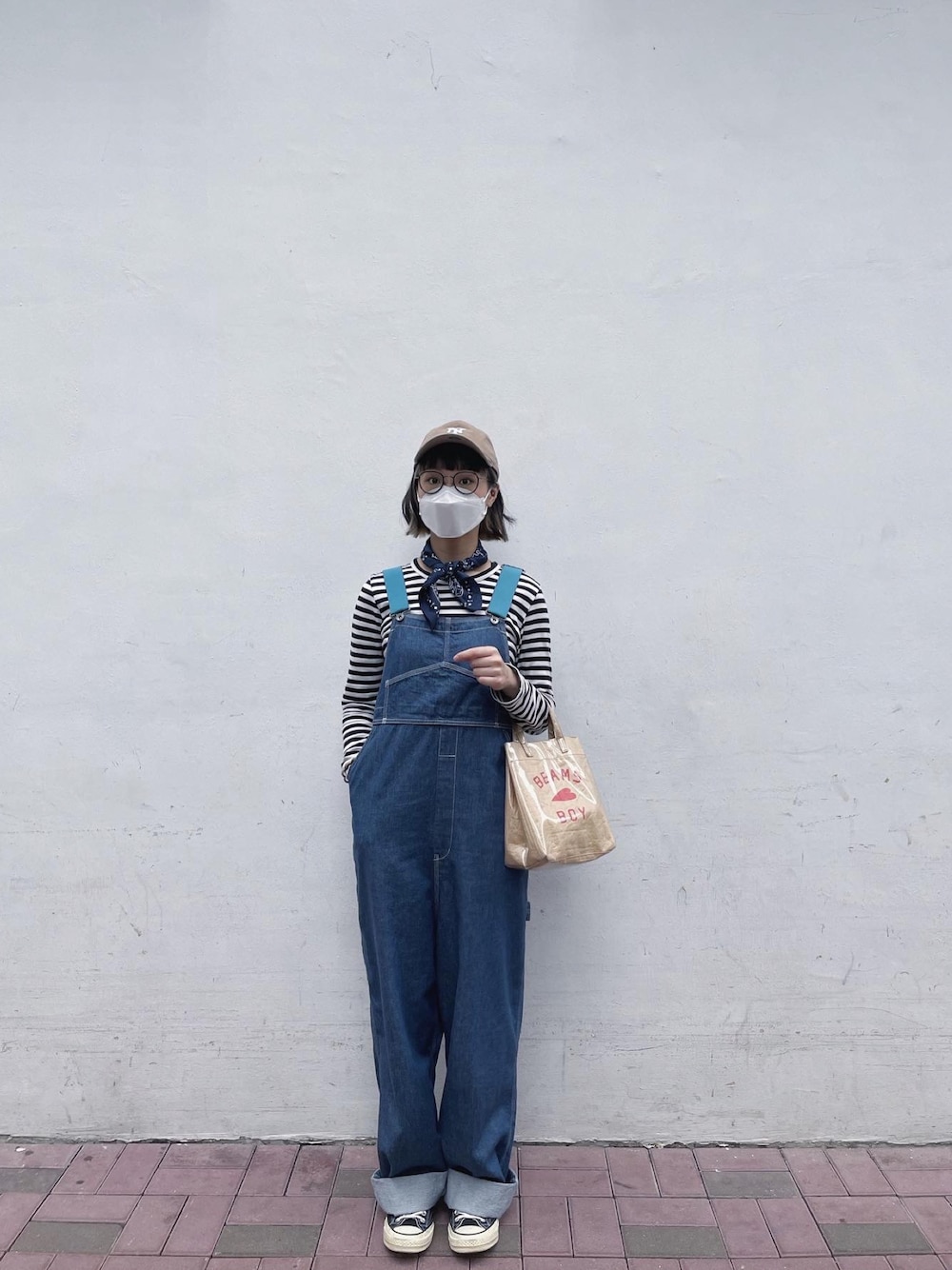 chu｜BEAMS BOYのサロペット/オーバーオールを使ったコーディネート - WEAR