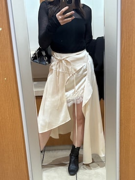 「anuans（アニュアンス）のアイテム」を使った、さーさんさん（レディース・156cm）の春コーディネート