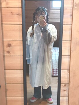 「vans」｜「アイテム（ワンピース/ドレス）」を使った、るんさん（レディース・153cm）の春コーディネート