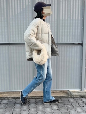 「ABITOKYO（アビトーキョー）のアイテム（ジャケット/アウター）」を使った、a__star__iさん（レディース・160cm）の秋コーディネート
