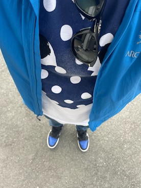 「ARC'TERYX（アークテリクス）のアイテム（トップス）」を使った、ykさん（メンズ・167cm）の夏コーディネート