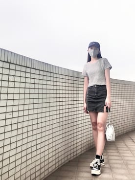 「MEIER.Q（マイヤーキュー）のアイテム」を使った、121さん（レディース・162cm）の春コーディネート