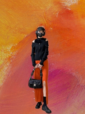 「アイテム（アンサンブル）」を使った、121さん（レディース・162cm）の秋コーディネート