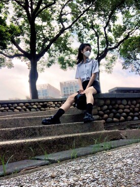 121さん（レディース・162cm）の夏コーディネート