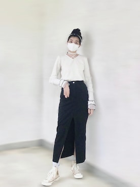 121さん（レディース・162cm）の春コーディネート