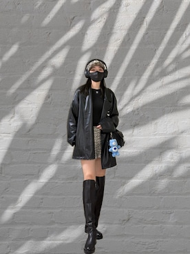 「アイテム（おもちゃ）」を使った、121さん（レディース・162cm）の秋コーディネート