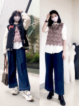 「Marc by Marc Jacobs（マークバイマークジェイコブス）のアイテム（腕時計）」を使った、121さん（レディース・162cm）の秋コーディネート