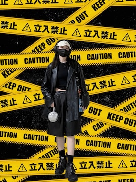 「アイテム（スーツジャケット）」を使った、121さん（レディース・162cm）の冬コーディネート