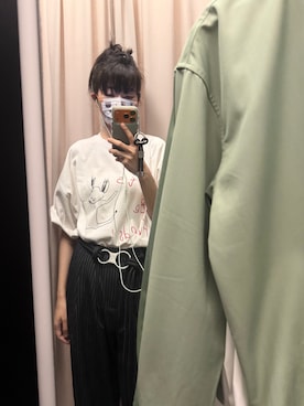 「PAZZO（パッゾ）のアイテム」を使った、121さん（レディース・162cm）の秋コーディネート