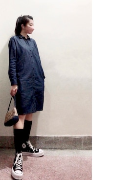 121さん（レディース・162cm）の春コーディネート