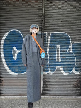 「KANGOL（カンゴール）のアイテム（帽子）」を使った、121さん（レディース・162cm）の春コーディネート